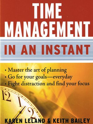 cover image of Time Management In An Instant